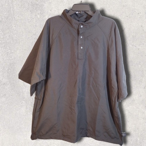 New Charles River Apparel Men's Windshirt, Black, Size L, Polyester with Pockets - Picture 1 of 11